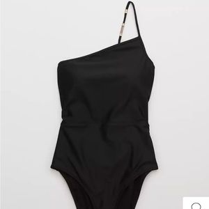 Aerie One Shoulder One Piece Swimsuit